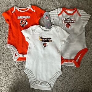 New Baby Cincinnati Bengals Football Bodysuits